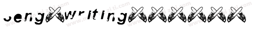3Eng.writing字体转换