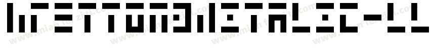 Bretton3DItalic-LlE3字体转换