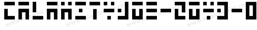 Calamityjoe-Zoy3字体转换