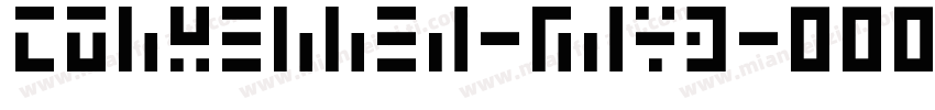 Cobwebbed-gDY3字体转换