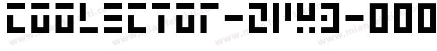 Coolector-zpw3字体转换