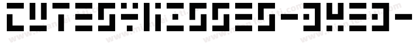 CutesyKisses-3WE3字体转换