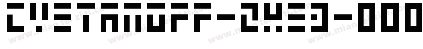 Cvetanoff-zwe3字体转换
