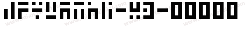 DFYuanHK-W3字体转换