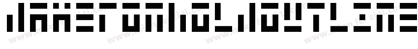 DameronBoldOutlineItalic-zzV3字体转换