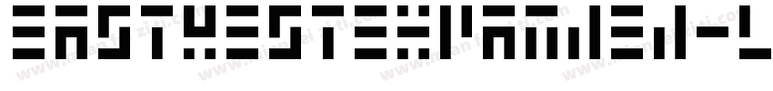 EastWestExpanded-L3aA3字体转换