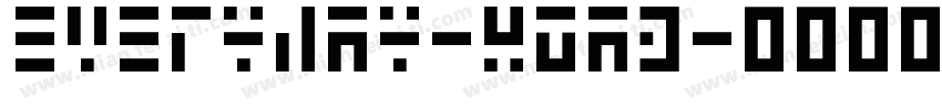 EveryDay-wOA3字体转换