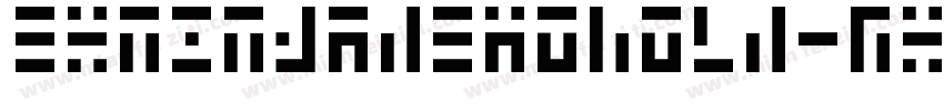 ExninjaDemoBold-gxwe3字体转换