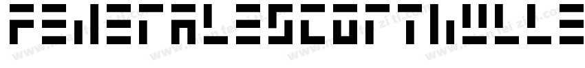 FederalEscortBullet-BMp3字体转换
