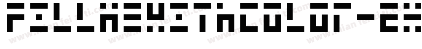 FillMeWithColor-2Xn3字体转换