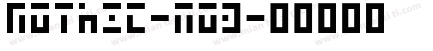 Gothic-No3字体转换