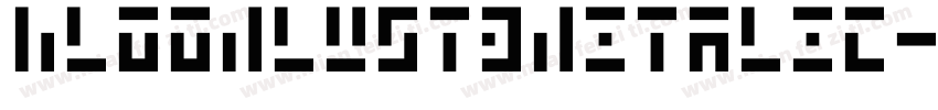 Bloodlust3DItalic-Olp3字体转换