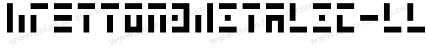 Bretton3DItalic-LlE3字体转换