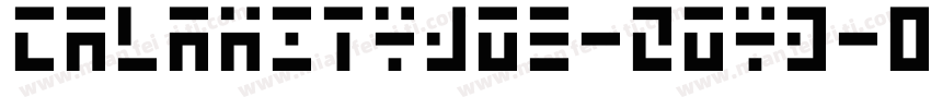 Calamityjoe-Zoy3字体转换