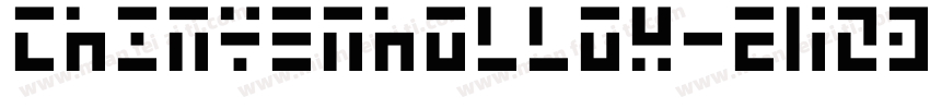 ChinyenHollow-2KZ3字体转换