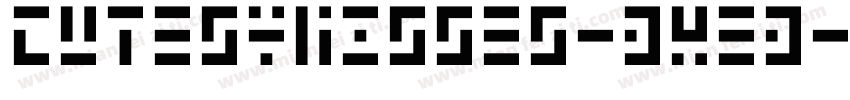 CutesyKisses-3WE3字体转换