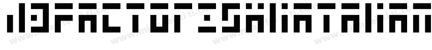 D3FactorismKatakanaItalic-2OA3字体转换
