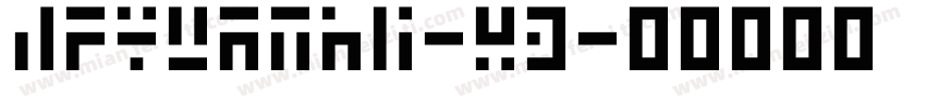 DFYuanHK-W3字体转换