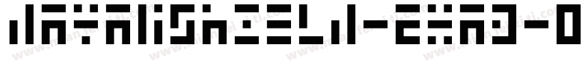 DayakShield-2XA3字体转换