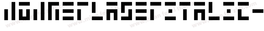 DodgerLaserItalic-3pA3字体转换