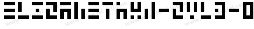 ElizabethWd-ZVl3字体转换