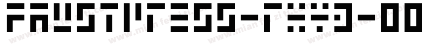 Faustpress-Rxy3字体转换