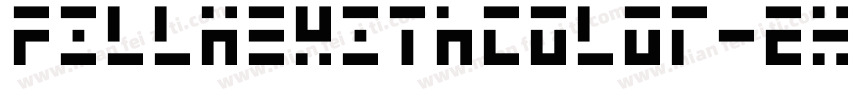FillMeWithColor-2Xn3字体转换
