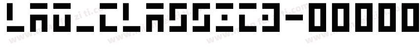 Lao_Classic3字体转换