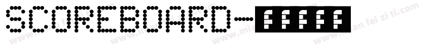 Scoreboard字体转换