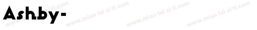 Ashby字体转换