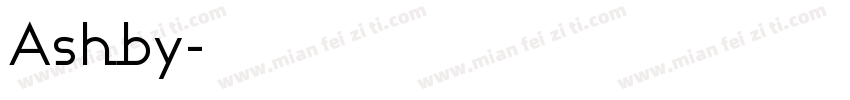 Ashby字体转换