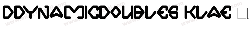 DDynamicDoubles-KLAe字体转换