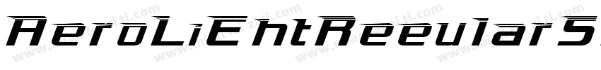 AeroLiEhtReeularSWFTE字体转换