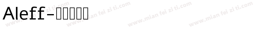Aleff字体转换