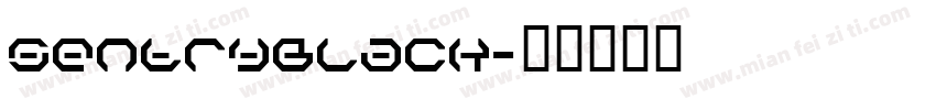 SentryBlack字体转换