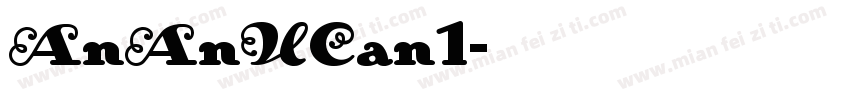 AnAnUCan1字体转换