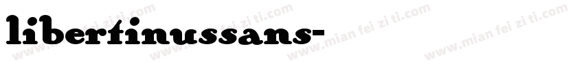 libertinussans字体转换
