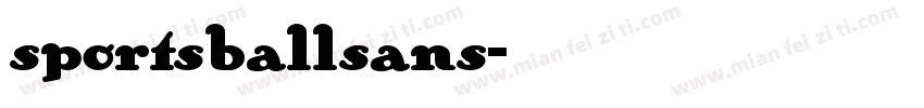 sportsballsans字体转换