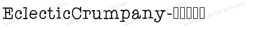 EclecticCrumpany字体转换