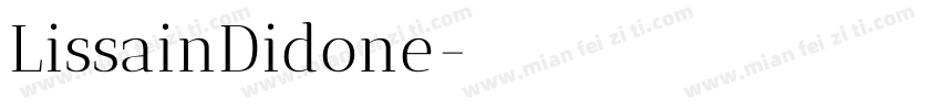 LissainDidone字体转换