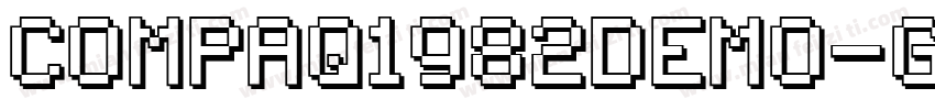 Compaq1982Demo-GO3gg字体转换