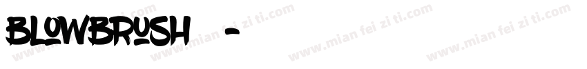 BlowBrush手机版字体转换