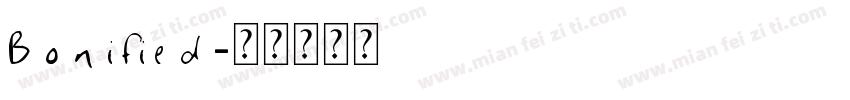 Bonified字体转换