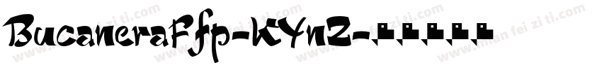 BucaneraFfp-KYnZ字体转换