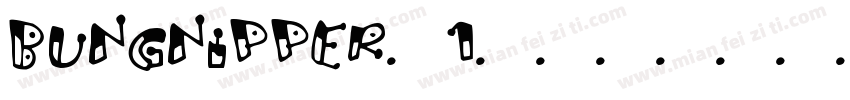 Bungnipper(1)字体转换