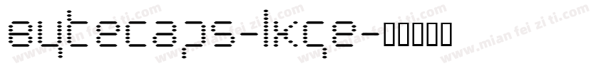 ByteCaps-lKge字体转换