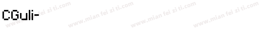 CGuli字体转换