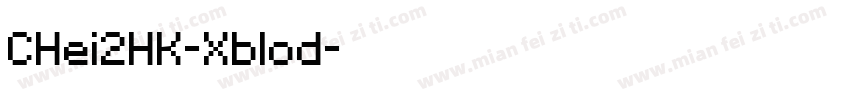 CHei2HK-Xblod字体转换