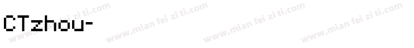 CTzhou字体转换