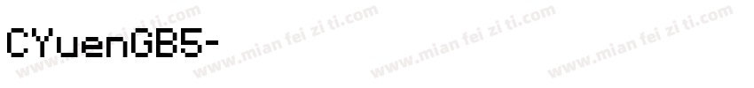 CYuenGB5字体转换